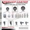 Service Caster 4 Inch Semi Steel 38 Inch Threaded Stem Caster Set 2 Brakes SCC SCC-TS20S414-SSS-381615-2-PLB-2 - alternate 4
